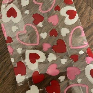 Heart Cellophane Bags